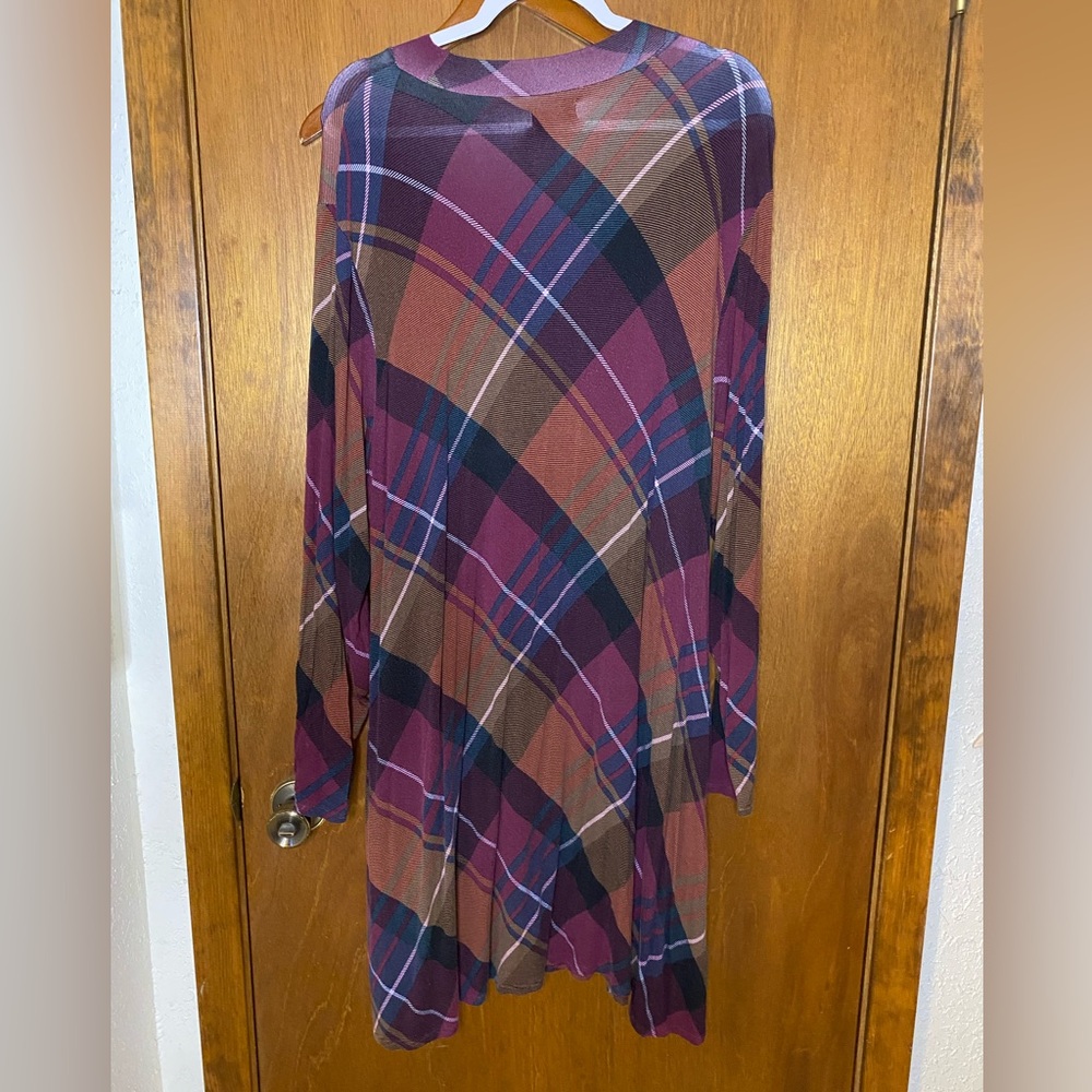 Maurices 24/7 Plaid Dress 2x - Picture 4 of 4